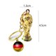 thumbnail image 2 of Llavero modelo de bandera nacional llaveros de fútbol portátiles regalos para niños (Alemania) JShteea Para Estrenar, 2 of 6