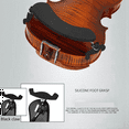 thumbnail image 4 of Violin Shoulder Rest Adjustable Plastic Violin Shoulder Rest for 4/4-3/4 Violin with Non-Slip Feet and Shoulder Padding, 4 of 7