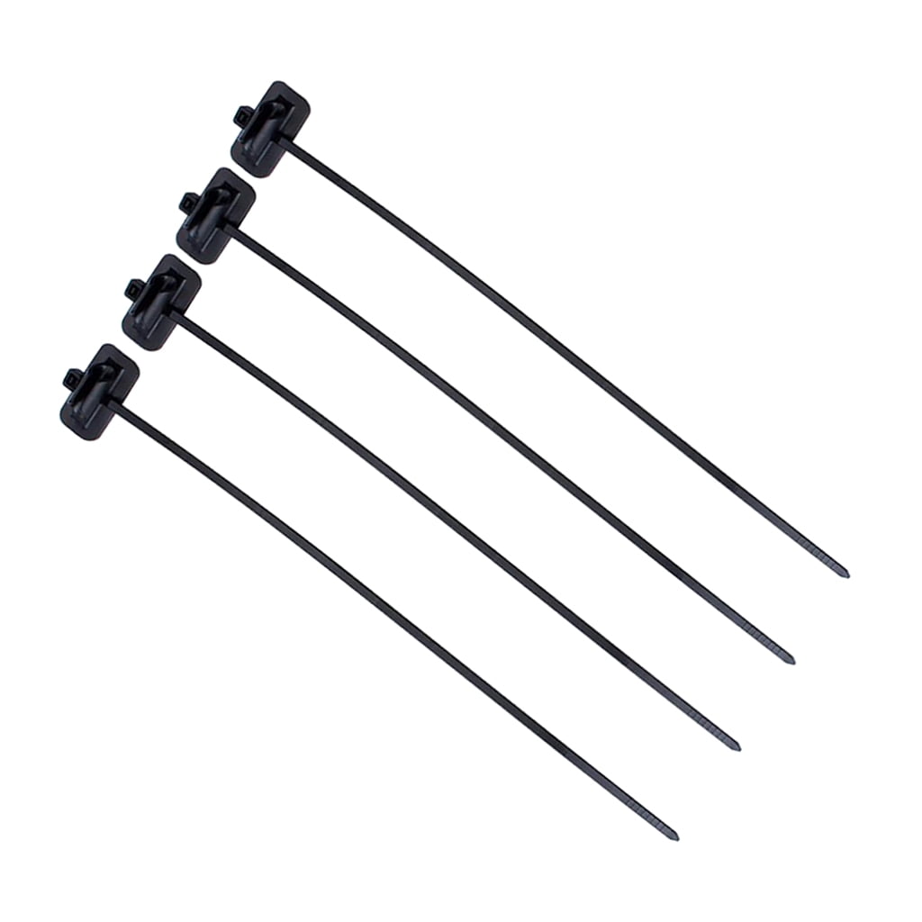 4 Pack Mountain Bike Bicycle Self-Lock Cable Tie Brake Gear Cable Guide Clip
