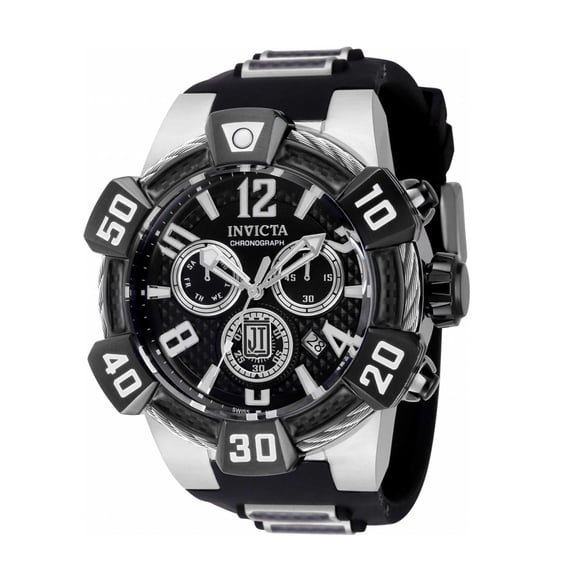 Invicta 40441 Men's Jason Taylor Chrono Black Dial Strap Watch
