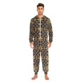 thumbnail image 3 of FORMRS Onesies Pajama for Adults Unisex Hoodie Winter Jumpsuit One Piece Sleepwear, Sizes S-2XL, Classic Floral, 3 of 7