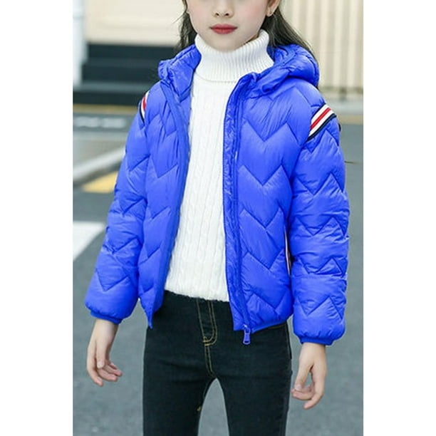 unomatch kids girls long sleeved winter leather jacket walmart com walmart com walmart