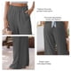 thumbnail image 4 of Pantalones Sueltos Casuales,Pantalones Sueltos Pierna con Bolsillo con Volantes Pantalones Largos Palazzo Pantalones Sueltos para Mujer Rendimiento Finamente Afinado, 4 of 5