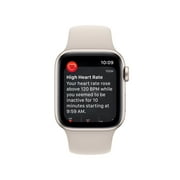 Restored Apple Watch SE (2nd Gen) GPS 40mm Starlight Aluminum Case with Starlight Sport Band - M/L