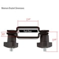 thumbnail image 3 of Elevate Outdoor V-Rack Single Kayak or Canoe Carrier Roof Rack w/ Support Bars & Tie Downs, 3 of 5