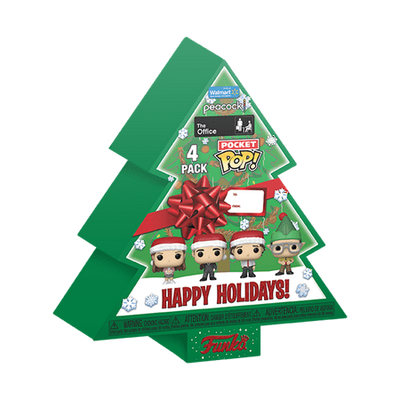 Funko Pocket POP: The Office- Tree Holiday Box - 4 Pack