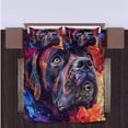 thumbnail image 4 of 3 Pieces Duvet Cover Set Mastiff Christmas Dog 3D Print Bedding 1 Duvet Cover 2 Pillowcases Natural Animals Comforter Sets Soft Breathable for Boys Girls Children hYlKo4, 4 of 6