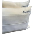 thumbnail image 3 of Sheetsnthings Hybrid Symphony Memory Foam Pillows, Reversible with one Cool and Another Warm Side, Standard, 18x28 Inches, Set of 2 Pillows, Medium Firm, 3 of 4