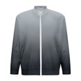 thumbnail image 2 of LOVZFMLL Jackets for Men's Fall And Winter Pocket Long Zipper Elastic Christmas Print Short Stand Up Collar Jacket, 2 of 4