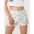 thumbnail image 3 of Raccmtaty Women Boy Shorts Panties Floral Print Breathable Elastic Button Underwear Casual Boxer Briefs for Ladies, 3 of 8