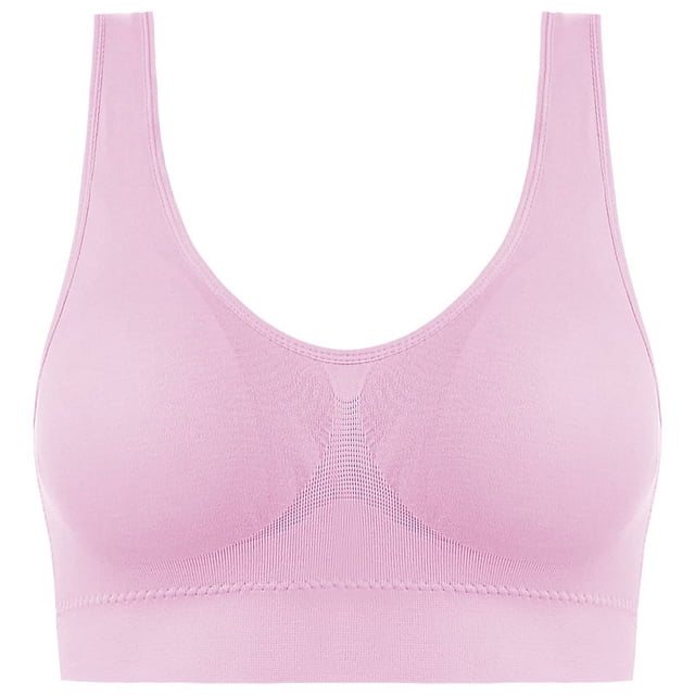 Sujetador deportivo para mujer, sin aro, estilo chaleco push-up, ropa interior de espalda de belleza, sujetador de yoga para correr de talla grande