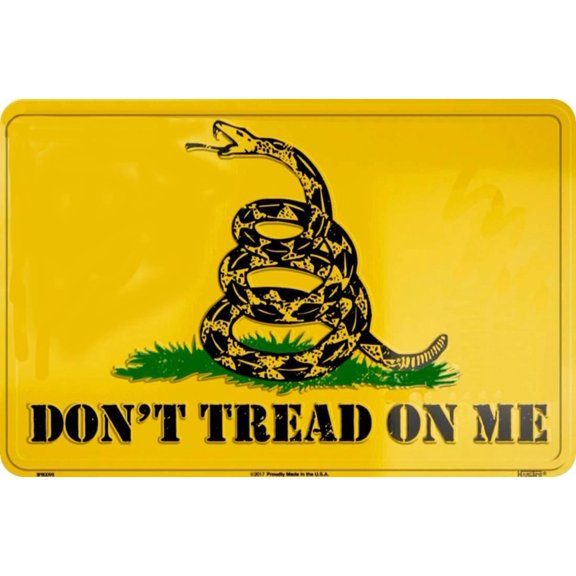Don't Tread on Me Tin Sign - 12x8