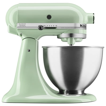 KitchenAid Deluxe 4.5 Quart Tilt-Head Stand Mixer, Pistachio (KSM88PT)