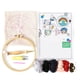 thumbnail image 2 of Kits De Inicio De Bordado De Aguja De Punzón Herramienta De Aguja De Punzón Tela De Bordado Con Patrón Juego De Bordado Artesanal De Bricolaje Para Decoración De Pared Para El Hogar Regalo Artesanal Monstrate HA023746-00, 2 of 7