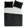 thumbnail image 6 of Mainstays Corduroy Quilt, Full/Queen, Black, Reversible Bedding, 6 of 9