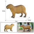 thumbnail image 1 of Mini Zoo Simulation Wild Animals Figurines Capybara Squirrel Mouse Raccoon Snake Model Plastic Action Figure Children‘s Toy Gift LZ, 1 of 7