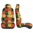 thumbnail image 4 of XMXT 2Pcs Car Seat Cover Decor Protector, Mondrian Abstract Design Print Bucket Auto Front Seats Covers Fits for Cars SUVs Trucks, Universal Fit, 4 of 9