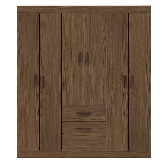 Ropero Closet 6 Puertas Y 2 Cajones Skal Living
