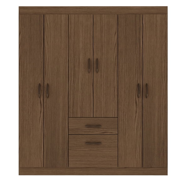 Ropero Closet 6 Puertas Y 2 Cajones Skal Living