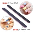 thumbnail image 2 of 25Pcs Nail Files for Acrylic Nails 180/240 Grits Double Sided Emory Boards Nail Buffering Files for Home and Salon Use, 2 of 5