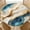 Blue Gold Marble, variant on ARTSLION Elastic Tablecloth For Round Tables, Waterproof Tablecover For Up To 48in Round Table, Dining Tablecover For Indoor And Outdoor, Holiday, Mushroom Forest