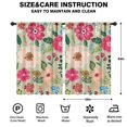 thumbnail image 2 of Blackout Kids Curtains,Boho Bohemia Pioneer Flower Childrens Insulated Curtains Set Of 2,Bedroom Essentials,Toddler Room Decor 42"x63"(106x160cm), 2 of 4