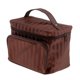 thumbnail image 2 of Estuche organizador de artículos de tocador cosmético a prueba de agua Bolsa de viaje de maquillaje Café jinwen Bolsa de casos de maquillaje, 2 of 8
