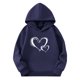 thumbnail image 3 of Sudaderas con capucha para niños y niñas, sudaderas casuales de manga larga, lindas sudaderas de gran tamaño con bolsillo de polar, chaquetas para niñas, 3 of 4