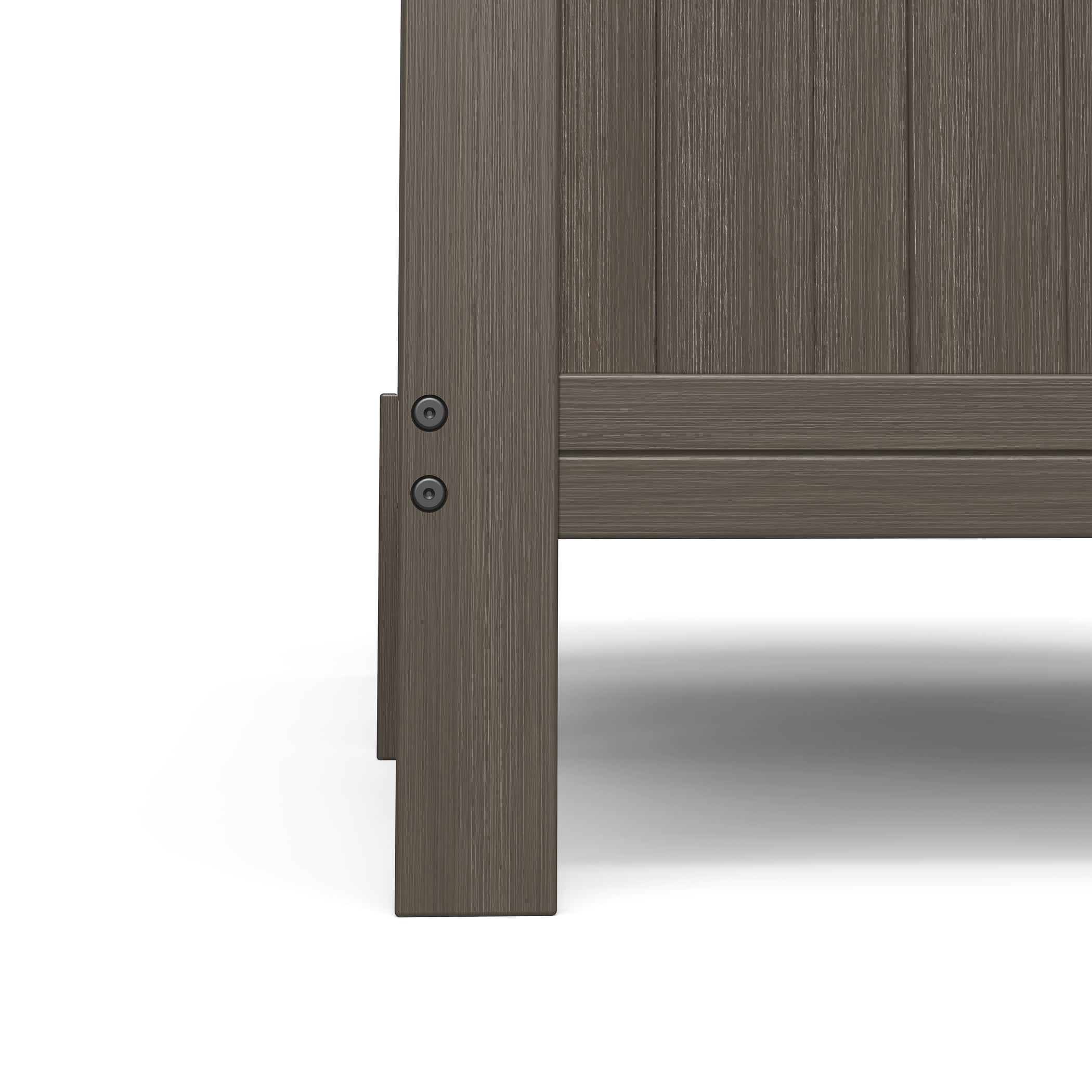 Child Craft Calder Toddler Bed with Guard Rails, Brushed Truffle