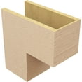 thumbnail image 5 of 8"W x 16"D x 16"H Classic Chapel Hill Rough Cedar Woodgrain TimberThane Corbel, Primed Tan, 5 of 6
