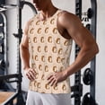 thumbnail image 5 of Fotbe Cute Squirrel Pattern Men's Quick Dry Workout Tank Top Gym Muscle Tee Fitness Bodybuilding Sleeveless T Shirt Breathable Workout Shirt-XX-Large, 5 of 9