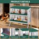 thumbnail image 3 of QinaQin Caja nido para gallinas de 6, 8 o 10 compartimentos con patas de soporte, diseño fácil de limpiar e instalar para proteger huevos, 3 of 7