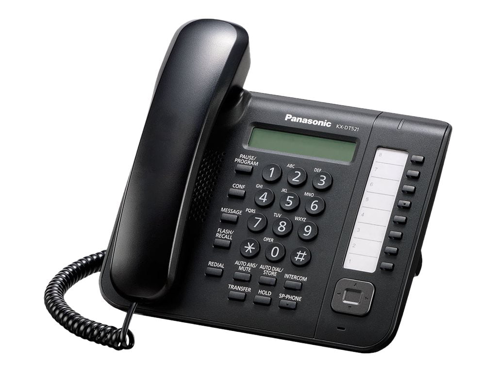 for sale online Black KX-DT521-B Panasonic 1-Line Digital Telephone