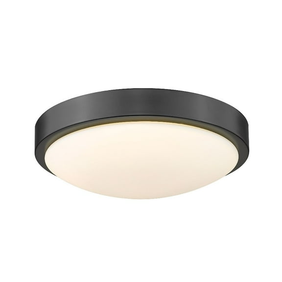 Golden Lighting Gabi Integrated LED 10in Flush Mount in Matte Black