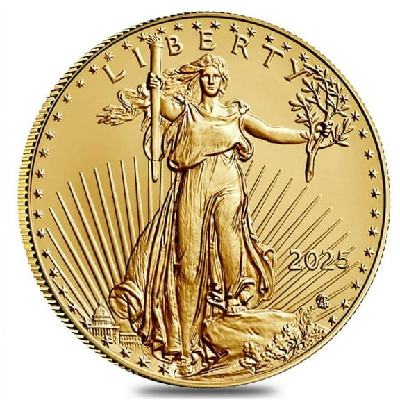 2025 1/10 oz Gold American Eagle $5 Coin BU