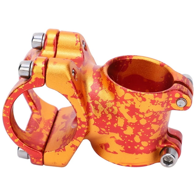 Garosa Bicycle Short Handlebar Stem, Mountain Bike Stem Anodic Sandblasting Processing For Fixed Gear Bikes