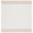 thumbnail image 4 of SAFAVIEH Montauk Nuala Abstract Dots Cotton Area Rug, Beige/Ivory, 6' x 6' Round, 4 of 5