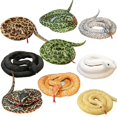 thumbnail image 1 of Studio Photo Accessoires de Jardin Simulation de Zoo Serpent Vert Serpent Blanc Jouet en Peluche Serpent Poupée, 1 of 2