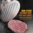 thumbnail image 5 of Professional-Grade 8.5-Inch Extra-Large Burger Press – Heavy Duty Stainless Steel Wooden Handle 3.65 lbs Easy to Clean for Hamburger Patties Bacon & Sandwiches Premium Grilling Tool, 5 of 9
