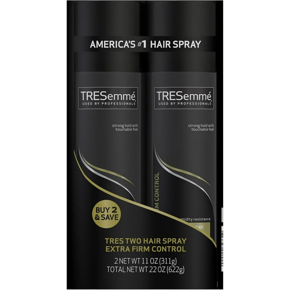 TRESemme TRES TWO Extra Hold Hair Spray, 11 oz, 2 pk