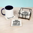 thumbnail image 3 of CafePress - Running Late - Tile Coaster, Drink Coaster Set of 4 w/ holder, 3 of 5