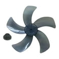 thumbnail image 4 of jifeng Fan Leaves Replacement 5 Leaves Household Fitting High Performance Part Standing Professional Accessories Standing Fan Blades Gray, 4 of 9
