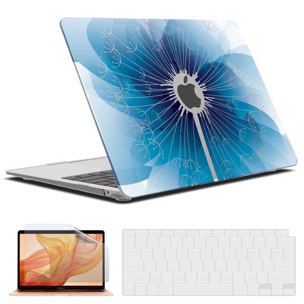Juego de carcasas rígidas IBENZER para MacBook Air 13" 2018-2022, diseño de diente de león