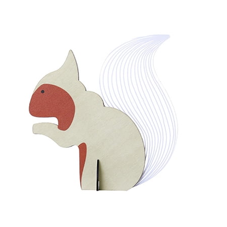 

Asdomo Whale Peacock Wooden Ornament Diy Wood Night Lamp Animal Shape Portable Carved Led Light