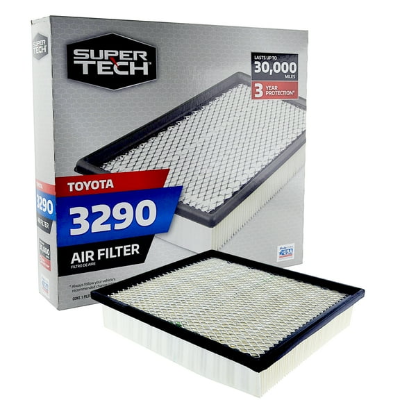 Super Tech 3290 Engine Air Filter, Replacement Filter for Toyota Fits select: 2016-2023 TOYOTA TACOMA, 2014-2022 TOYOTA TUNDRA