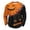 Saffron&04&0715A, variant on Fabrcox S-5XL Halloween Shirts for Men Spooky Pumpkin Face Patchwork Sweatshirt Men Crewneck Funny Fall Waffle Knit Big and Tall Pullover L
