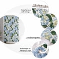 thumbnail image 5 of Blue Spring Floral Shower Curtains for Bathroom Waterproof Fabric Bath Curtains Decor Bath Tub Curtain Watercolor Flowers Pastoral Decorative Shower Curtain Sets with 12 Hooks, 72x72 Inch, 5 of 6