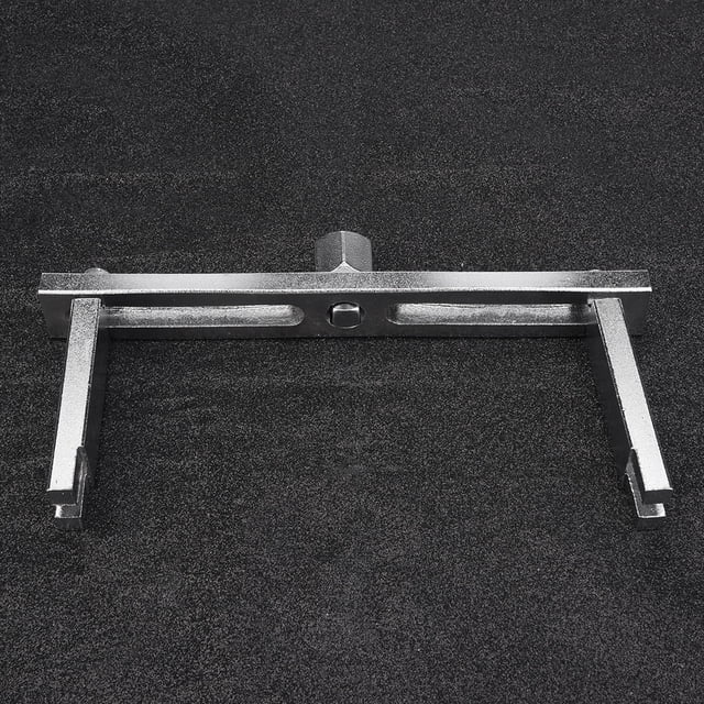 M Buder Llave De Tapa De Bomba De Combustible Ajustable Herramienta De Desmontaje Universal Para Automóvil, Rango 0-195 mm / 0-7.68 inches, Acero Forjado, Color Plata