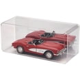 thumbnail image 2 of Pioneer Plastics 355CD Clear Plastic Display Case for 1:18 Scale Cars (Mirrored), 13" W x 5.5" D x 5" H (Mailer Box), Pack of 8, 2 of 2
