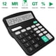 thumbnail image 5 of Calculadora de escritorio con función estándar de 12 dígitos, negra JM, 5 of 5